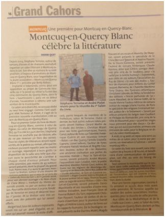  photo article la semaine dernire dans LA VIE QUERCYNOISE