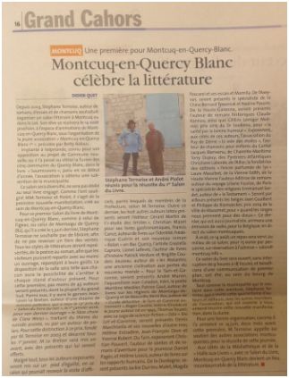  photo article la semaine dernire dans LA VIE QUERCYNOISE