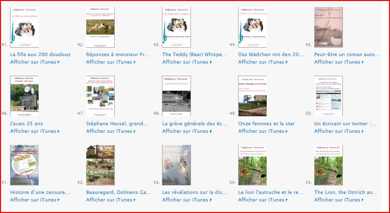  photo 3eme page catalogue Stphane Ternoise sur Itunes