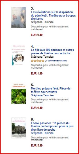  photo suite classement amazon vente ebooks thtre