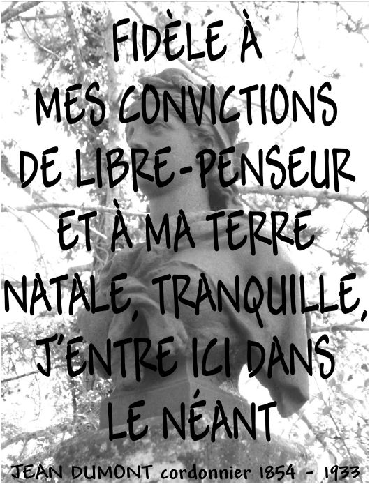 Fidle  mes convictions de libre-penseur